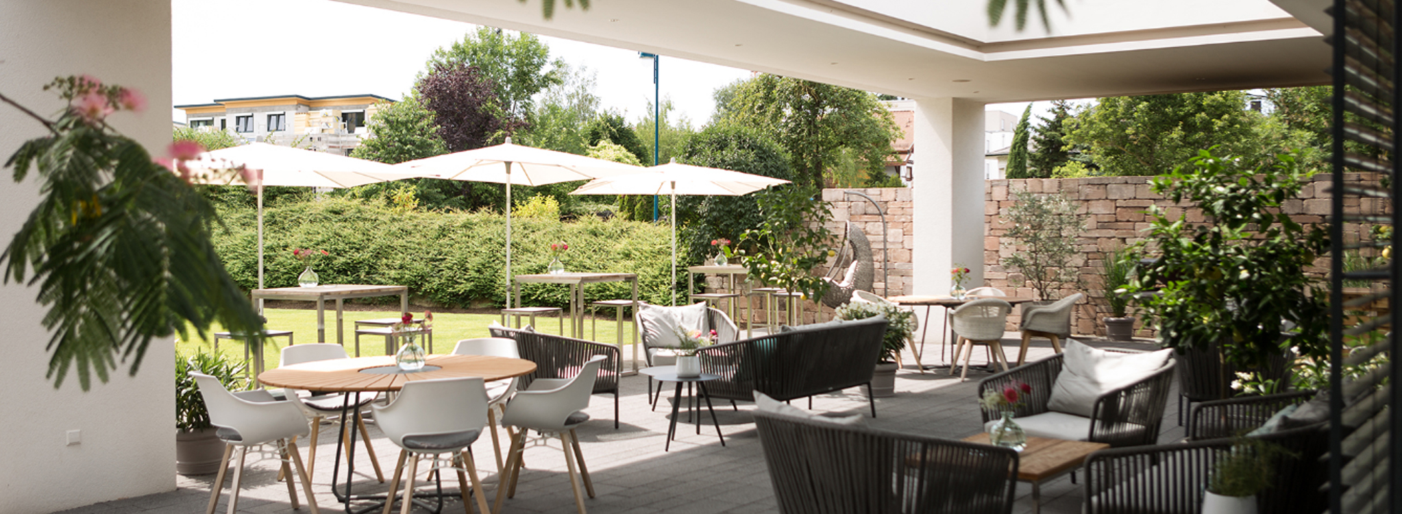 Palazzino Garten und Terrasse